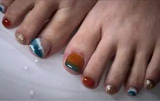 ネイル 鮎川 沙希のネイルデザイン