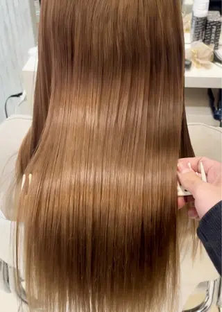 ロング 【髪質改善カラー】 瀧田嵐士🇰🇷のヘアスタイル