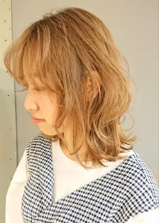 ミディアム カラー coii コイ【原宿/表参道】のヘアスタイル