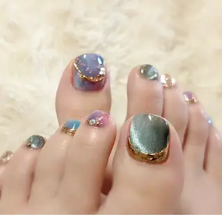 ネイル M🌷nail 長さだし専門店のネイルデザイン