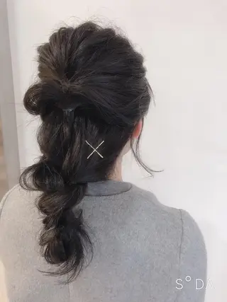 カラー ヘアアレンジ GLROW haruhiのヘアスタイル