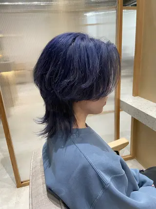 ミディアム カラー 🦉静かに過ごしたい 方、個室席🦉タナカのヘアスタイル