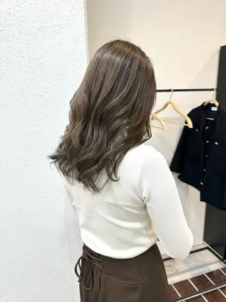 セミロング ブリーチカラー🦋‪ 田中さくらのヘアスタイル