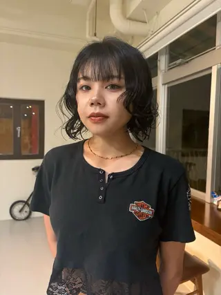 パーマ PORT  HAIR Norikaのヘアスタイル