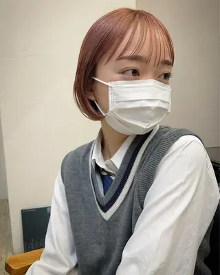 ショート カラー テトネ タカシのヘアスタイル