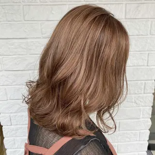 ミディアム カラー ヘアアレンジ ◎モチマル チアキ◎のヘアスタイル