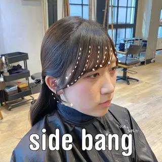 セミロング 顔周りcut・ご相談 ＝新宿しずく🇰🇷のヘアスタイル