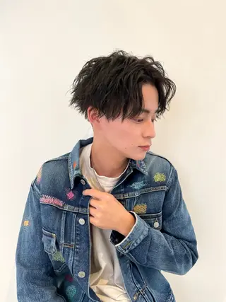 メンズ ショート/ブリーチ Sakamoto🎀のヘアスタイル