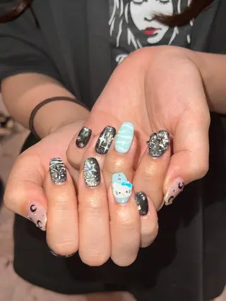 ネイル 個性派/中韓ネイル SAKURAのネイルデザイン