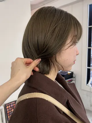 カラー レイヤーボブ/ 艶カラー/サナ🌼のヘアスタイル