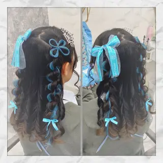 ロング ヘアアレンジ ヘアセット/着付け 𓇼 松本 夏美𓇼のヘアスタイル