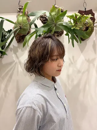 カラー 榊 桜のヘアスタイル