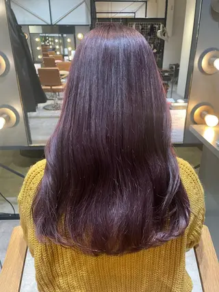 ロング カラー ヘアアレンジ INCE HAIR ひらい なつきのヘアスタイル