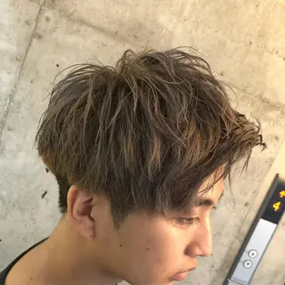 ショート カラー メンズ 🔥メンズ特化パーマ 🦖増田弘明🦖のヘアスタイル