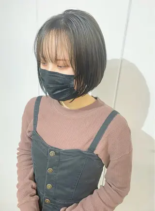 ショート カラー ケアブリーチ /髪質 改善/古橋圭史郎のヘアスタイル