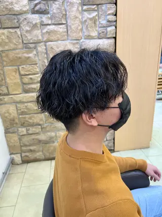 パーマ メンズ メンズカット松戸/韓 国/メンズパーマ航太のヘアスタイル