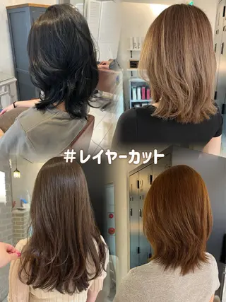 ミディアム orgo所属・︎︎☁🧺チヒロ モデル募集🧺︎︎☁のヘアスタイル