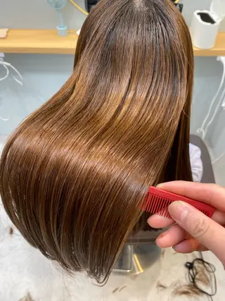 セミロング a-o岡野　こやま しんぺいのヘアスタイル