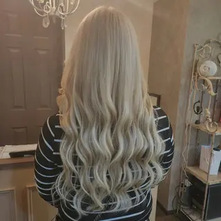 ロング ヘアアレンジ MagicMush ✴︎シールエクステのヘアスタイル