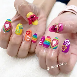 ネイル She nail studio 原宿所属・パラジェル有/ スカルプ/mahoのネイルデザイン