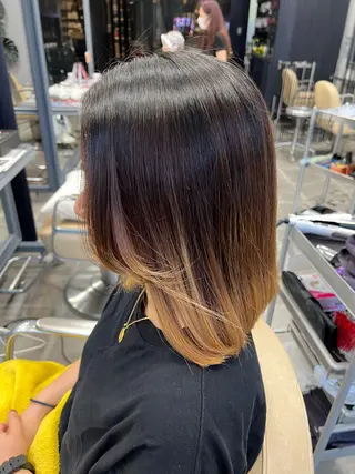 ミディアム アートラッシュフォーヘア所属・柴田 新菜のヘアスタイル