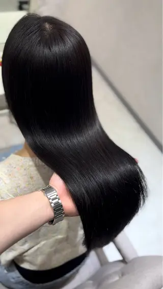 ロング 髪質改善×縮毛矯正 Core 片山健太のヘアスタイル