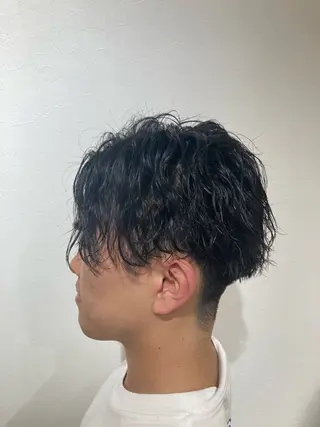 パーマ メンズ 【ミニモ限定価格】 城下竜二のヘアスタイル