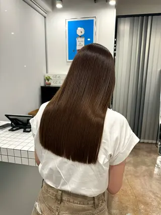 ロング 山下 遼香のヘアスタイル