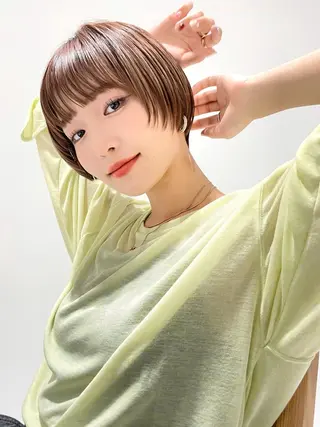 ショート 🎗️mellow 神戸三宮 髪質改善のヘアスタイル