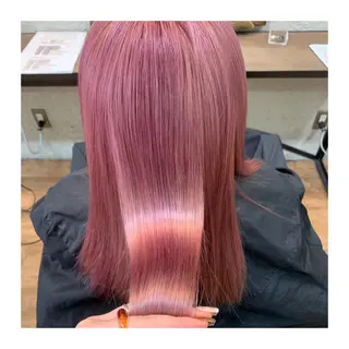 ロング カラー あべ ゆうかのヘアスタイル