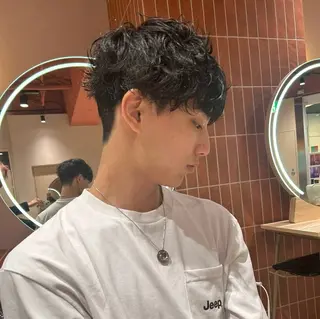 ミディアム アキト🌙 メンズ特化🔥のヘアスタイル