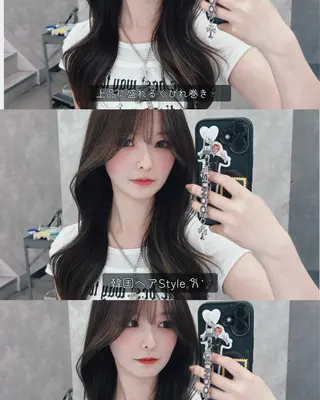 ロング カラー MAEUL NAGOYA所属・⛓ワンホンレイヤー 🥀🖤/あいりのヘアスタイル