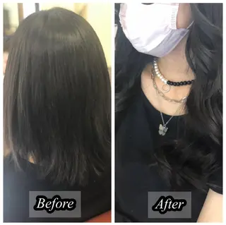 ロング ✂︎CHII/ 白髪ぼかしのヘアスタイル