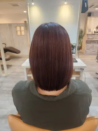 ミディアム 龍 悠紀のヘアスタイル