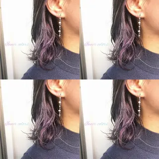 ミディアム カラー ヘアアレンジ 竹内啓太 ボブのヘアスタイル