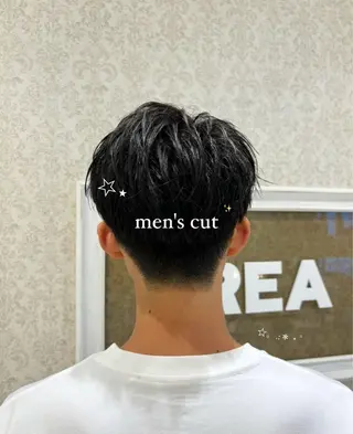 メンズ ブリーチなしカラー/ 暖色カラー/艶カラーのヘアスタイル