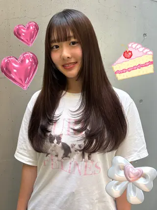 ロング ⭐︎ハイトーン /レイヤー✩momoのヘアスタイル