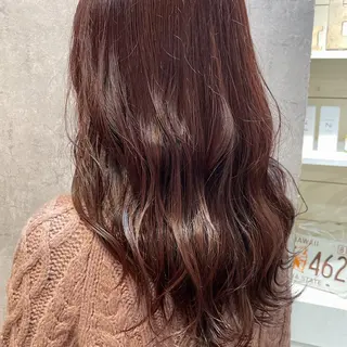 セミロング カラー いいの ひかりのヘアスタイル