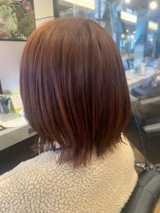 ミディアム カラー 美容しょうへいの店所属・吉川 茉由子のヘアスタイル