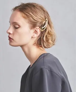 ミディアム ブリーチなしで透け感 暖色カラーボブaoiのヘアスタイル