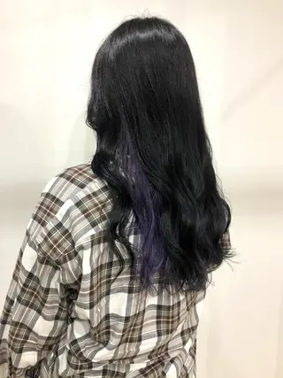 カラー white.所属・white.梅田 デザインカラー🦄のヘアスタイル