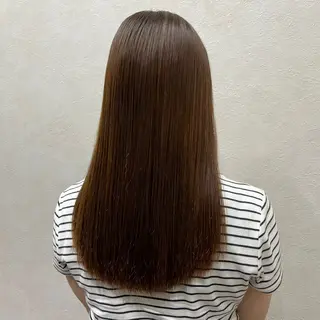 セミロング カラー 有田裕真 【ブリーチカラー】のヘアスタイル