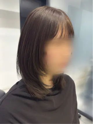 ミディアム nui所属・ﾚｲﾔｰ.ﾍｱｾｯﾄ 🤍宮本しおりのヘアスタイル