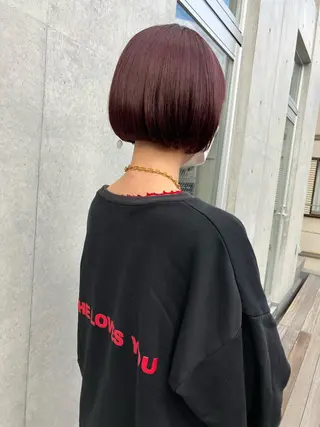ショート 似合わせカットカラー 👩MINAのヘアスタイル