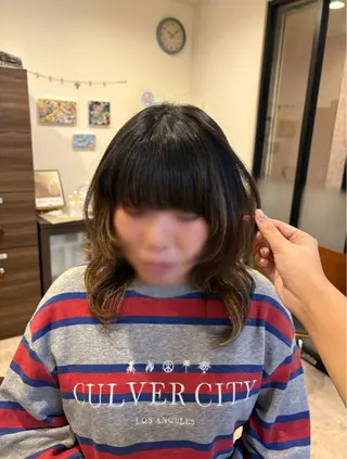 ミディアム 美容室ナイーブ所属・中田 美優のヘアスタイル