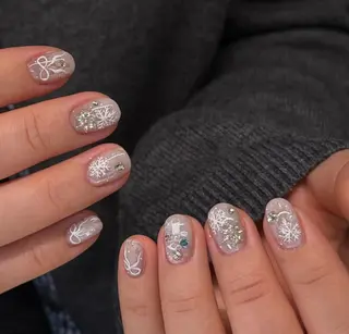 ネイル By moonネイル 🌷ワンホン/韓国風のネイルデザイン