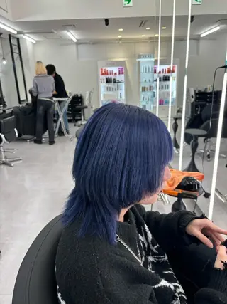 カラー メンズ 韓国&メンズウルフ 高森蓮のヘアスタイル