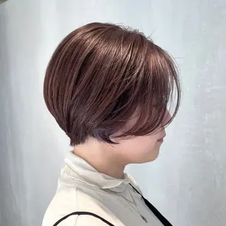 ショート カラー DX SHARE SALON所属・matka白髪ぼかし 大人ヘア/KEIKOのヘアスタイル