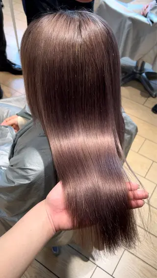 セミロング 韓国Style🤎 ヤマウエ マリナのヘアスタイル