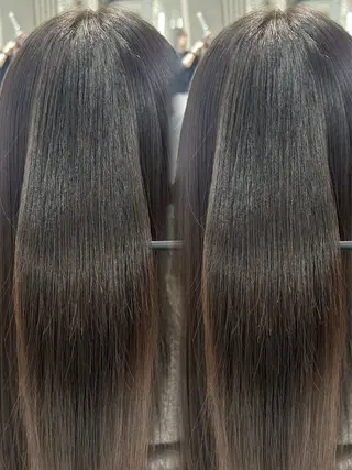 セミロング 池袋/縮毛矯正/ 髪質改善/【光輝】のヘアスタイル